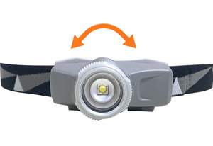 Réglable 200Lumens LED Phare IP66 Étanche Spot Flood Focus 2 Modes 1AA Batterie Portable Corps En Plastique pour Industriel - Product Image 4