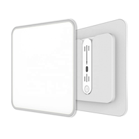 Plafonnier LED 24W 40W Rond Carré Intelligent à Intensité Variable CCT 3000-6500K avec Télécommande via Application pour Maison et Bureau