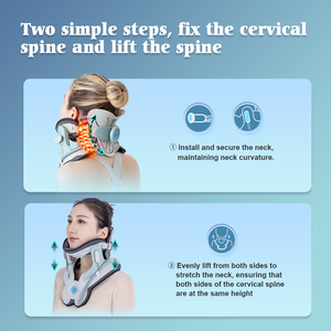 Collarín Cervical Alphay Ultra-Suave con Almohadilla para Tracción, Soporte de Recuperación de Uso Prolongado, Collarín Inflable Médico con Certificación CE - Product Image 2