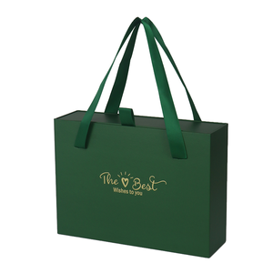 Custom Rigid Paper Box <b>Varnishing</b> Recycled Material Packaging Gift Box Wholesale Printing Services Shopping Paper Bag Custom Log - Product Image 1