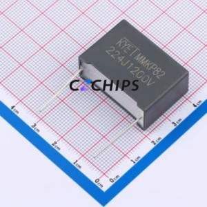 Condensador de Película de Polipropileno (CBB) MMKP224J3L2701, Componente de Orificio Pasante (THT), P=27.5mm 220nF 5% 1.2kV - Product Image 1