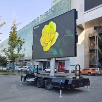 P4 P5 P6 Écran LED Panneau publicitaire Remorque extérieure Petit véhicule de spectacle routier