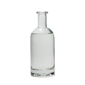 Bouteille en verre de luxe en gros, durable, gaufrée, personnalisée, réutilisable, 500 ml, 750 ml, pour mezcal, vodka, vin de <span class=keywords><strong>Bordeaux</strong></span>, échantillon gratuit - Product Image 3