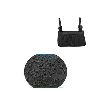 Sac de rangement latéral imperméable pour fauteuil roulant avec porte-gobelet, certifié BSCI - Product Image 6