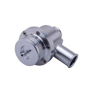 Soupape de décharge de dérivation universelle en aluminium de haute qualité 25MM/34MM pour toutes les voitures Turbo argent - Product Image 2