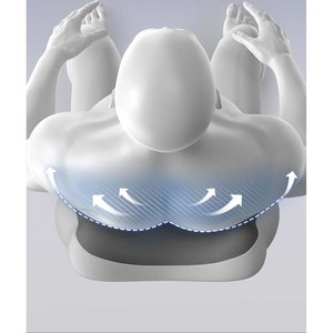 SKY-TOUCH Coussin de siège ergonomique en mousse à mémoire de forme soulage la sciatique du coccyx et les douleurs dorsales pour le bureau ou la maison - Product Image 1