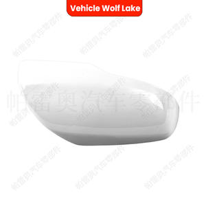 กระจกมองหลังสำหรับรถสีขาว ABS ด้านซ้ายขวาสีขาวตัวเรือนสำหรับเปลี่ยน2021 2015ขอบฟอร์ด - Product Image 4