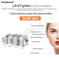 Appareil de lifting facial 7D à double commande, amincissement corporel, raffermissement de la peau, lifting des joues, écran tactile, OEM ODM, soin du cou