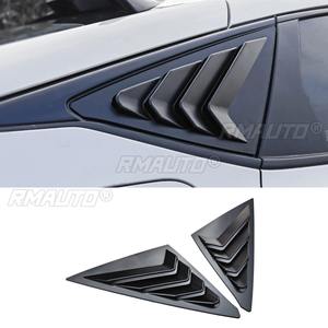 Embellecedor de ventana trasera triangular tipo aleta de tiburón para Honda Civic Hatchback de 11.ª generación, cubierta embellecedora para ventana de ventilación lateral trasera, accesorios para coche - Product Image 1