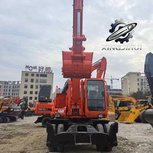 Excavadora de Ruedas Doosan DH210W de 21 Toneladas y 115 kW con Motor Kawasaki, Bomba Hidráulica y Válvulas, Equipo de Construcción - Product Image 4