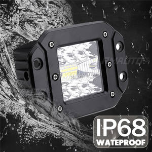 2 unidades de 5 pulgadas 160W para Jeep, barras LED de montaje empotrado, luces antiniebla de conducción, luces de trabajo LED todoterreno, luces de inundación para camiones S - Product Image 3