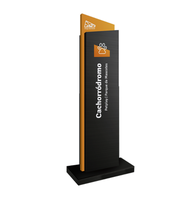 Cabine publicitaire modulaire éclairée par LED avec système de ventilation insonorisé pour centres commerciaux et stations de métro (étanche IP65)