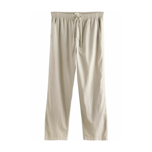 Plus Size Friendly Knitted Plain Dyed Mens Pants Full Cut Comfort Extended Sizing Confident Fit For <b>Lounging</b> Errands Or <b>Light</b> - Product Image 1
