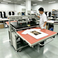 Máquina de Prensa de Calor Hidráulica Semiautomática Industrial DSMC Nueva de 80x100cm con Placa para Producción de Camisetas y Jerseys Grandes