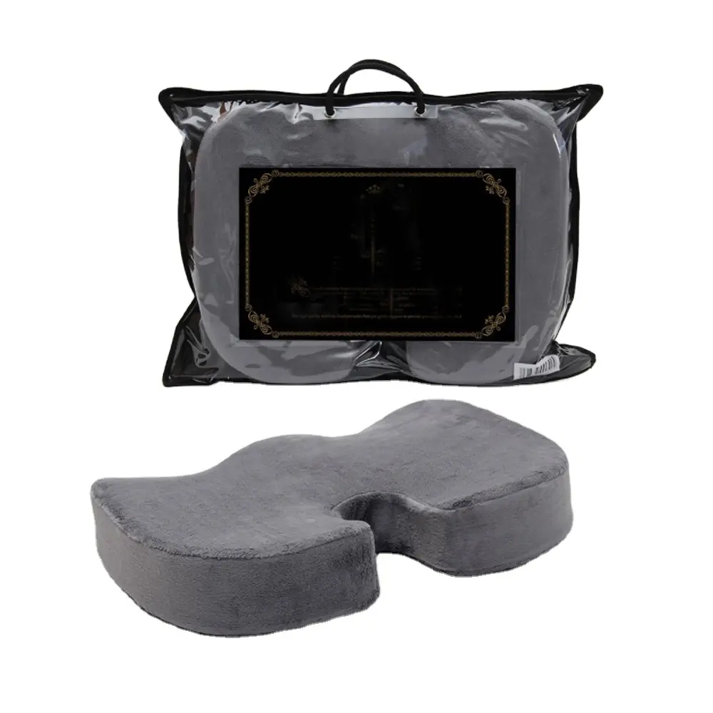 탈착식 & 빨 커버가있는 사무실 의자 베개 쿠션 용 자동차 시트 쿠션 베개