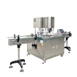 Machine de scellage semi-automatique pour la fermeture de boîtes de viande, de thon, de barils et de cartons en film. - Product Image 1