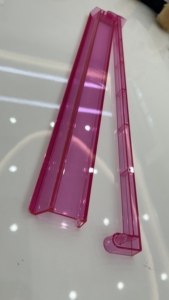 Règle de Mahjong en Acrylique Rose 52cm – Outil de Jeu Moderne et Portable pour Table - Product Image 4