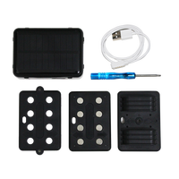 Abordable 9000Mah Fleet Management Lifetime Free Software Sound Alarm 4G V44 Solar Rechargeable Vehicle Gps Tracker