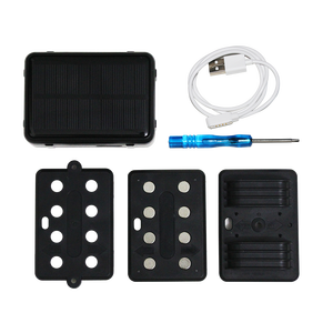 Abordable 9000Mah Fleet Management Lifetime Free Software Sound Alarm 4G V44 Solar Rechargeable Vehicle Gps Tracker - Product Image 6