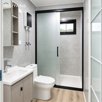 Maison conteneur préfabriquée extensible de 20 pieds avec cuisine, toilettes, et pièce de jardin modulaire pour bureau à domicile et cabane de ferme
