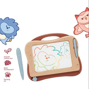 教育玩具子供ドローイングボードプラスチックシングルサイド磁気落書きドローイングボードセット - Product Image 4