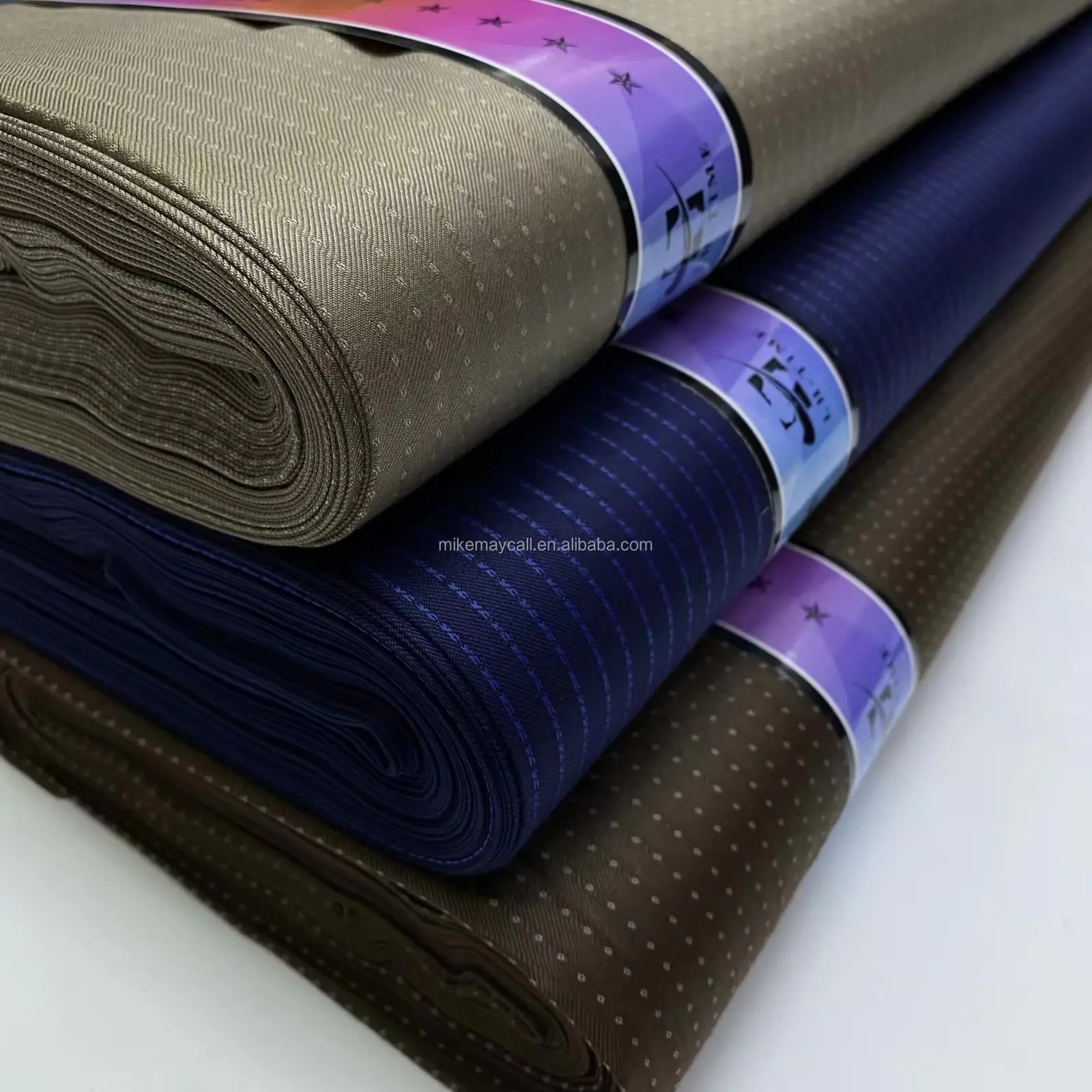Nuevo diseño de lana 50 algodón italiano de la Cachemira 50% lana tela de traje