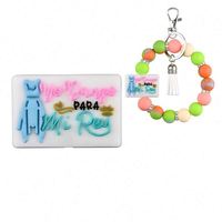 Perles focales en silicone personnalisées avec des personnages de dessins animés pour la fabrication de stylos et la décoration de bracelets, cadeau pour femmes et enfants