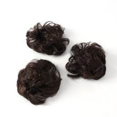 Fascia di alta qualità 3P Set-Up (WFHX02D) chocò marrone bordo testa gubled per accessori indossabili Chignon - Product Image 1