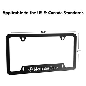Tấm Giấy Phép Khung Tùy Chỉnh Thiết Kế Dập Nổi Xe Số Tấm Nhôm Màu Đen Giấy Phép Tấm Chủ Với Vít Mũ Phụ Kiện Xe Hơi - Product Image 2