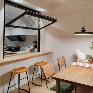 Ventana de Servicio Deslizante Plegable Vertical Insonorizada de Aluminio Moderno Fuxing, Personalizable, para Restaurantes - Product Image 6
