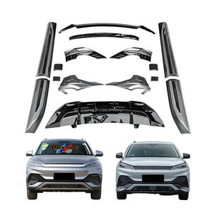 Kit de carrosserie de becquet de lèvre avant de pièces d'auto en plastique de Pp pour Byd Atto <span class=keywords><strong>3</strong></span> Yuan <span class=keywords><strong>Plus</strong></span> mise à niveau au kit de carrosserie de conception de MC 2022-2024 - Product Image 1
