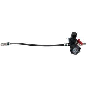 KS TOOLS - 460.2481 Turbocharger <b>charged</b> air system air inlet <b>adapter</b> with hose and manometer, 450 mm HEAVY VEHICLES - Product Image 1