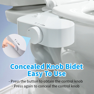 Modern Single Nozzle <strong>Bidet</strong> Toilet Attachment with Concealed Knob Self-Cleaning ABS <strong>Sprayer</strong> <strong>Non</strong>-<strong>Electric</strong> Cold Water <strong>Bidet</strong> - Product Image 2