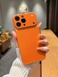 <span class=keywords><strong>Funda</strong></span> de teléfono esmerilada magnética con película de lente de vidrio templado de Color <span class=keywords><strong>Original</strong></span> para <span class=keywords><strong>iPhone</strong></span> 15 16 17 Pro Max PC <span class=keywords><strong>funda</strong></span> de teléfono a prueba de golpes - Product Image 2