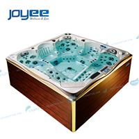 JOYEE Hot Sale 5 Personen Whirlpool Europa Hotel Hinterhof Balboa Spa Pools Spabad Jacuzzis Hydrotherapie Luxus-Whirlpools im Freien