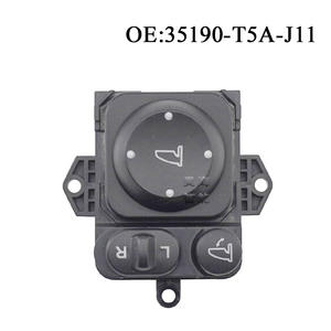 Interruptor y Botón de Ajuste del Espejo Retrovisor con ABS para Honda City Accord CRV 35190-T5A-J11 - Product Image 2