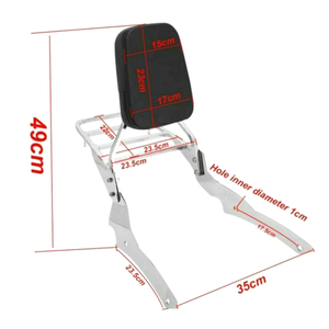 Calidad a precio de fábrica NUEVO Sissy Bar & Backrest + Portaequipajes para <span class=keywords><strong>Yamaha</strong></span> V Star <span class=keywords><strong>650</strong></span> <span class=keywords><strong>Dragstar</strong></span> 400 1998-up - Product Image 2