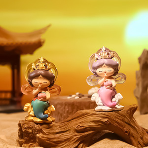 Figuras de Resina Yu Mo Fuxi Dunhuang, Caja Sorpresa Creativa de Dibujos Animados, Regalo para Niñas - Product Image 2