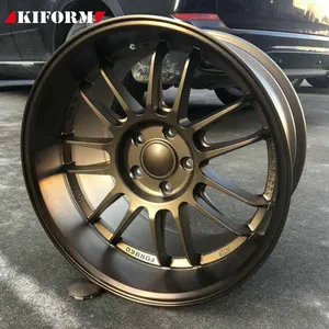 タイ18x9.5 18x10.5スタッガードブロンズ2トーンアロイホイールリム