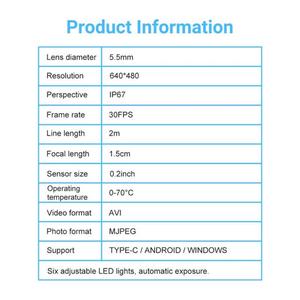 HD Visual Earwax Clean Tool Waterproof Cleaning Earpick Otoscope LED Digital Cleaning Earwax With Camera <b>Ear</b> Endoscope - Product Image 6