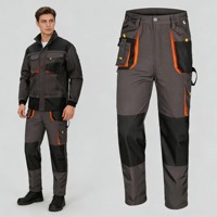 Combinaisons de travail pour hommes en coton respirant, confortables et résistantes à l'usure, uniformes de sécurité pour la construction, manches longues