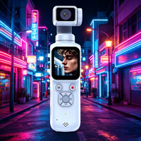 Caméras d'action et sportives à prix d'usine, caméscopes avec contrôle Wi-Fi, mode beauté, enregistrement vidéo, caméras portables de poche 4K