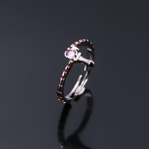 Precio de fábrica nuevo <span class=keywords><strong>Tokyo</strong></span> <span class=keywords><strong>Ghoul</strong></span> Anime anillos joyería mujeres personalizado Cosplay diamante mujeres <span class=keywords><strong>anillo</strong></span> de lujo ajustable - Product Image 3