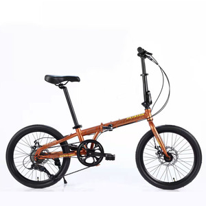 Bicicleta Plegable de 20 Pulgadas, Color Verde Militar, Llanta de Aluminio, Horquilla Rígida, Configuración Mini, Regalo para Estudiantes - Product Image 3