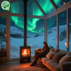 Paneles de vidrio Sunroom Sunrooms Casas de vidrio Slant prefabricado Sunroom - Product Image 4