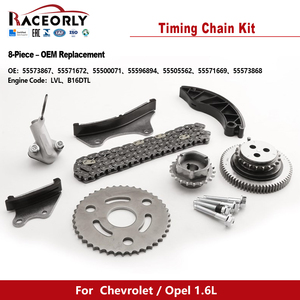 RACEORLY 55573867 55571672 55500071 Juego de Cadena de Distribución del Motor de 8 Piezas para <span class=keywords><strong>Chevrolet</strong></span> Opel 1.6 CDTi B16DTL LVL Diésel - Product Image 1