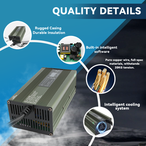 C600T 71.4V10A Li Ion có thể sạc lại Bộ pin bảo vệ đa năng Bộ sạc thông minh hai bánh chạy điện Điện - Product Image 4