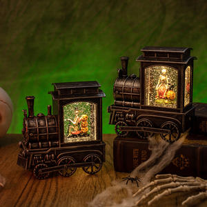 2408 nuohan bola de cristal decorativa tren pequeño Luz de agua diez <span class=keywords><strong>mil</strong></span> secciones Decoración de mesa - Product Image 4