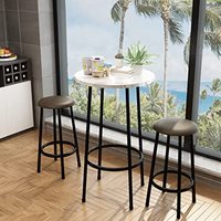 Ensemble de table à café et de chaise pour le balcon, le salon, la salle à manger, la salle à manger, trois pièces