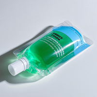 Sachets personnalisés imprimés résistants à l'humidité pour échantillons de savon liquide, shampoing, cosmétiques, crème, lotion, nettoyant facial avec embout de remplissage
